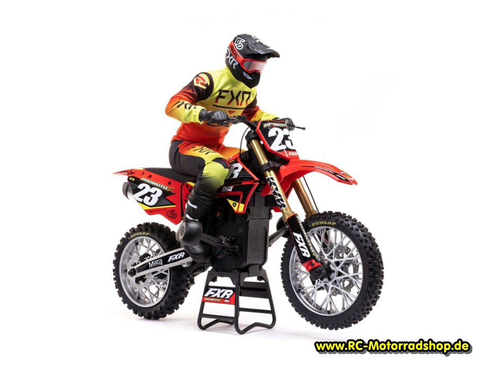 LOS06000T1: LOSI Promoto-MX 1/4 RTR, FXR rot LOS06000T1